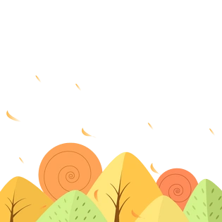 手绘树丛图片大全