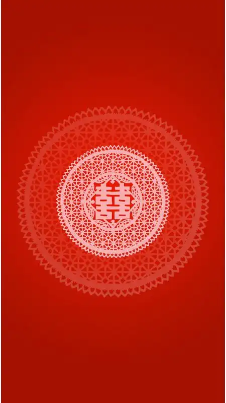 商务婚礼请柬矢量h5背景素材