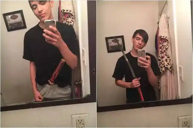 男生怎样自拍显丁丁大