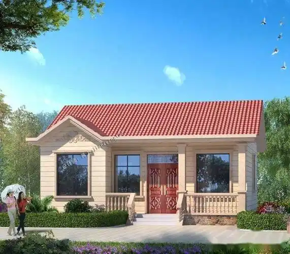 15万建个一层小平房,简单温馨又时尚_农村_主卧室_餐厅