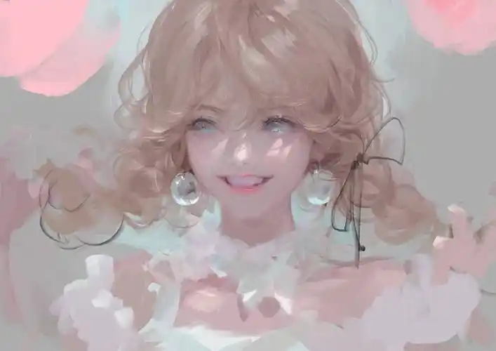 插画师bm的作品带着很浓重的韩系厚涂风格,一看到就很容易让人联想到