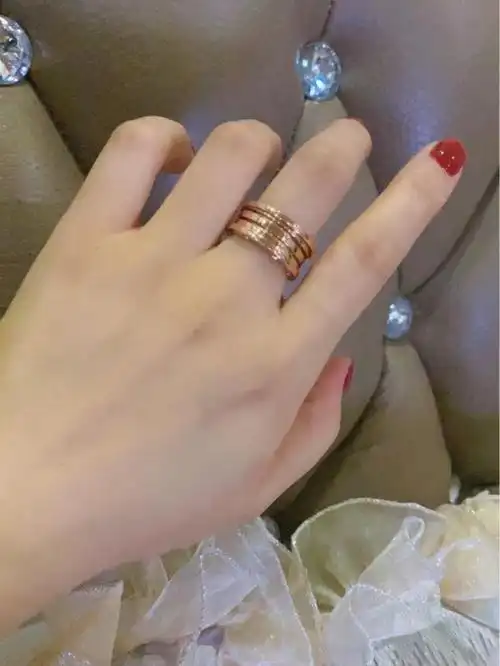 q弹的宝格丽弹簧戒指,好喜欢哦