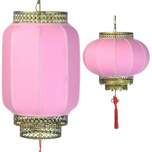 粉色灯笼粉红色结婚庆典路引防水仿古中式中国风复古古典户外宫灯