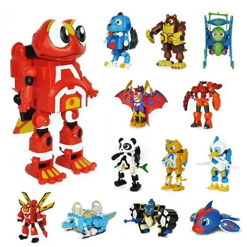 灵动创想 快乐酷宝变形益智玩具 蛙王酷宝酷变7702