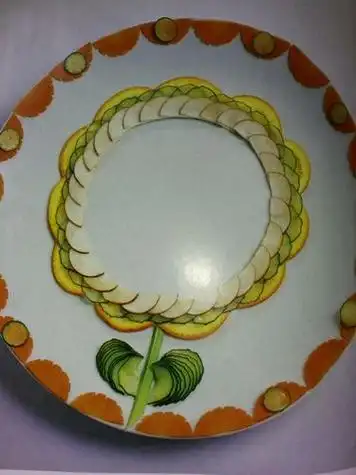 菜盘子装饰花样图片 菜盘装饰花样图片简单