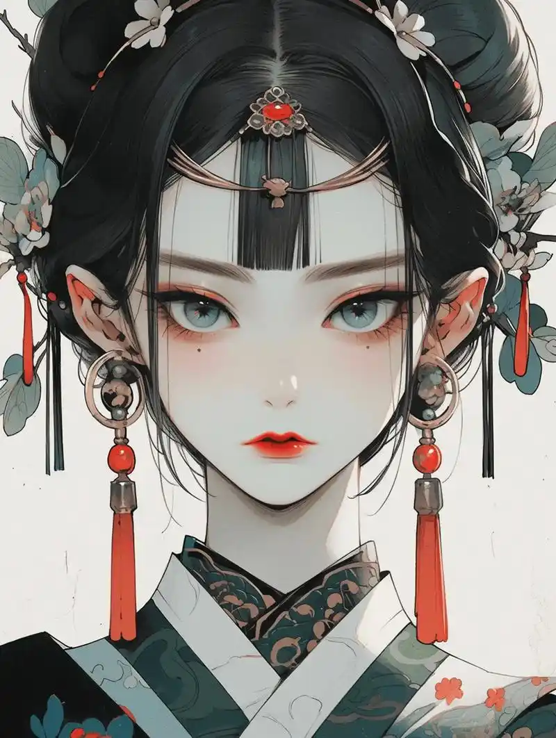 苗疆少女.#古风头像 #国风古韵 #狐狸眼 #古风 #国风美 - 抖音