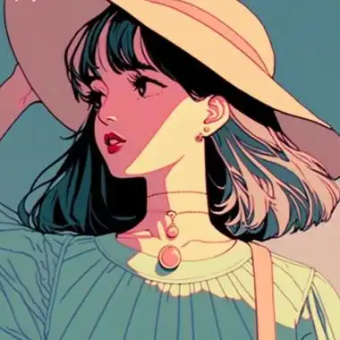 插画精致女生头像高清好看32张_女生动漫头像_头像屋