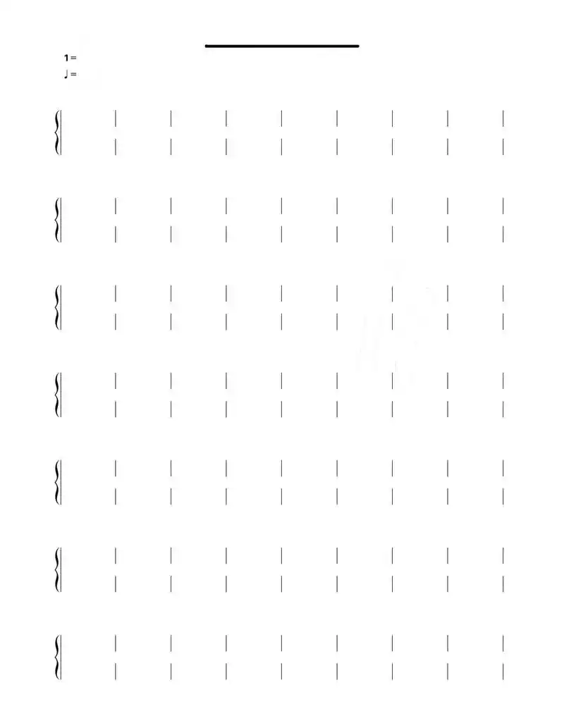 最强功能谱记谱模板.最强功能谱记谱模版,有需要的请自行