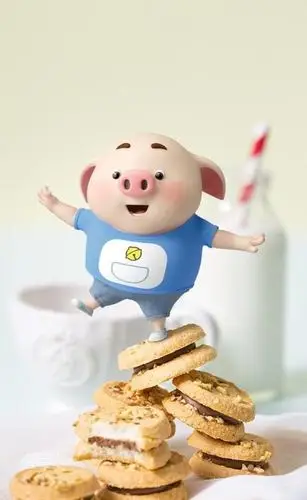 猪小屁手机壁纸世间惟你与美味不可辜负