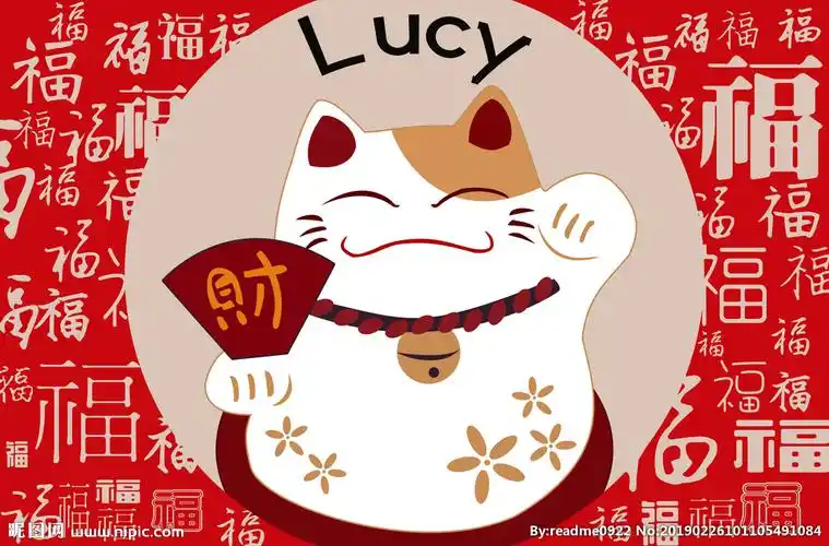 地毯图案招财猫图案图形图案图片