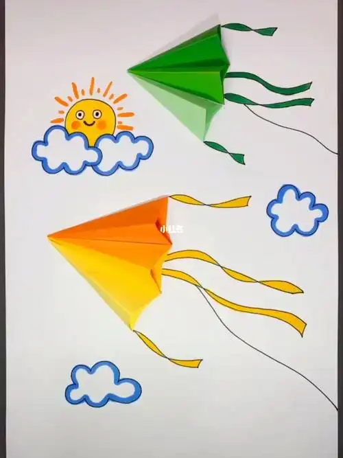 手工折纸风筝09