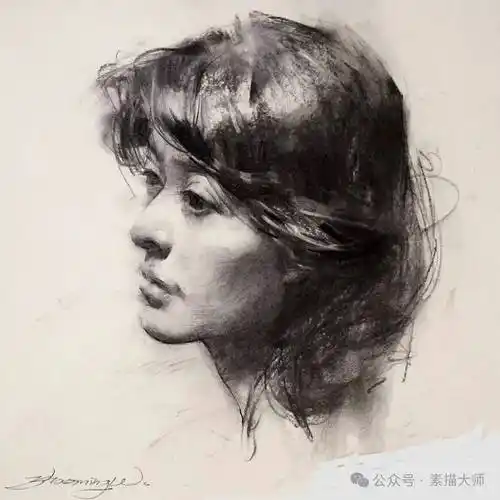 名家经典素描 · 吴兆铭_艺术_作品_教学