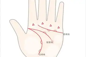 感情线上有三角纹是什么意思