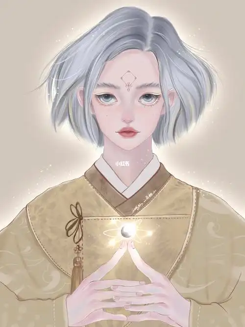 procreate临摹晴雅集之金灵子