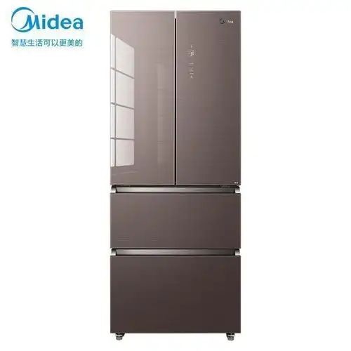 bcd-400wfgpzm(e)[就近仓发]美的(midea)400升 多门电冰箱 双变频节能