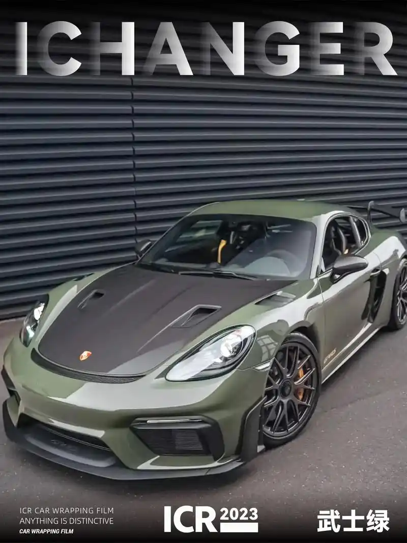 保时捷718gt4rs|武士绿00.「武士绿」自带男子气概的 - 抖音