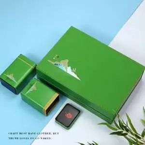 新款通用半斤一斤装崂山高山绿茶贡芽竹溪毛尖铁茶叶包装盒空礼盒