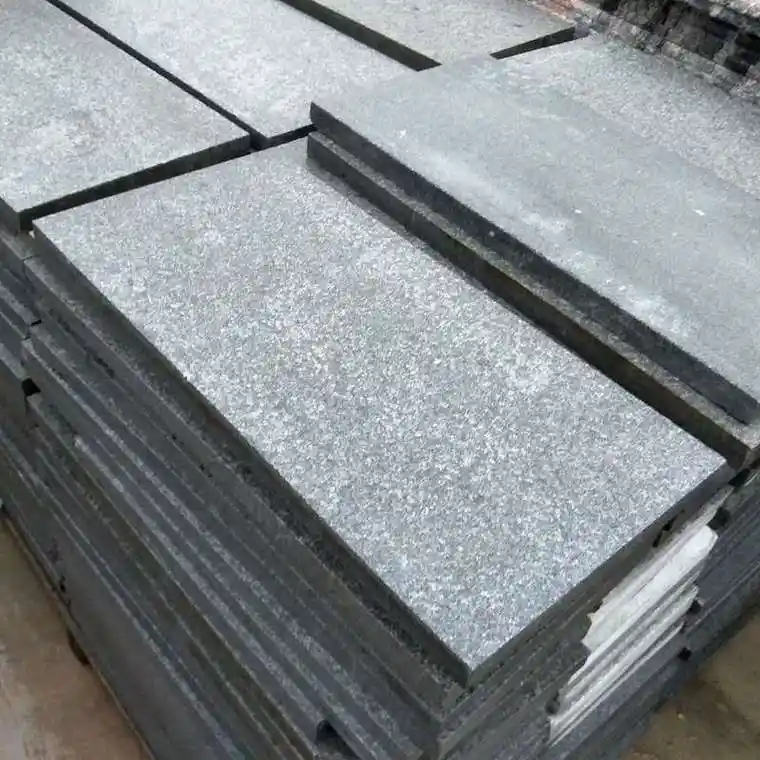 芝麻黑石材  芝麻黑花岗岩  芝麻黑烧面