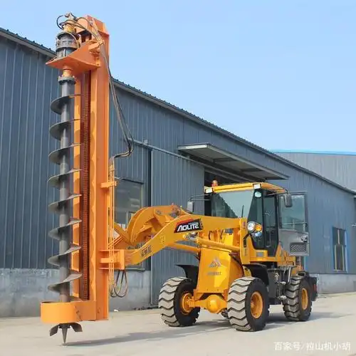 光伏打桩机(光伏立柱钻孔机)是什么