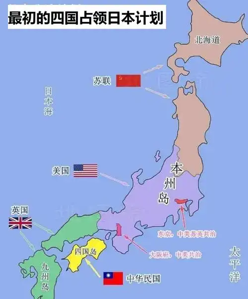 远在冲绳作战的美国人赶紧建议以三八线为界,美苏分区占领半岛