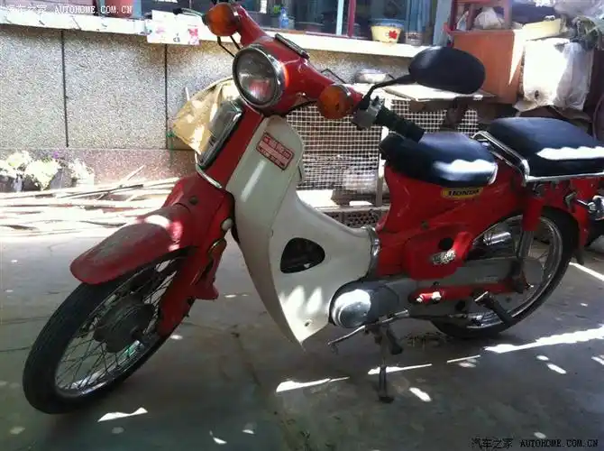 老爸的古董买菜车嘉陵本田c70