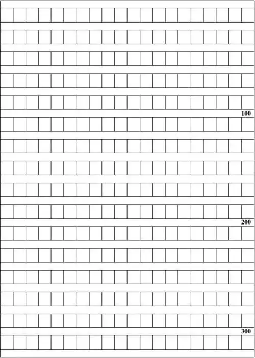 300字作文标准稿纸a4打印模板 直接打印