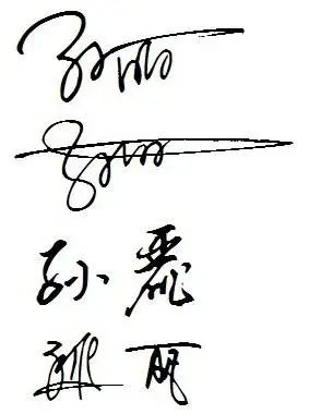 孙丽签名怎么设计