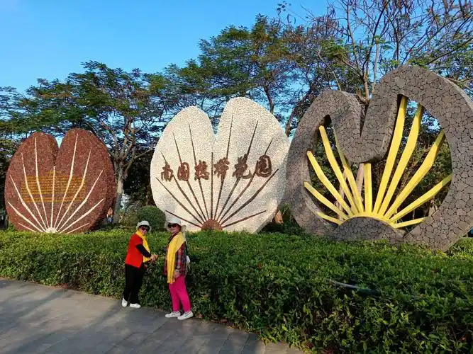 湛江南国美丽的热带花园