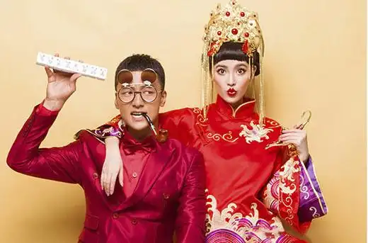 婚纱照欣赏(九)——搞怪国风(贵阳婚纱摄影)