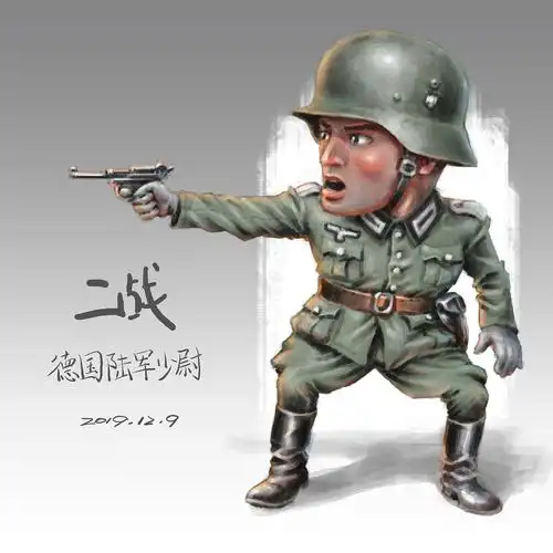 q版二战士兵练习合集