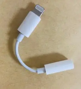 苹果耳机转接头原装正品lightning转3.5mm线iph