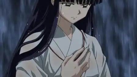 犬夜叉:桔梗瀑布修行,夺走翠子死魂修复伤口,二狗接住昏倒的前女友