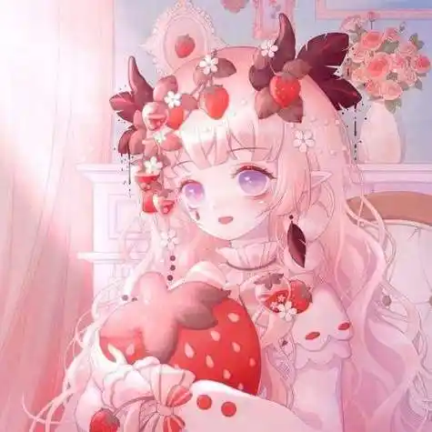 仙气飘飘古风女生头像粉色系