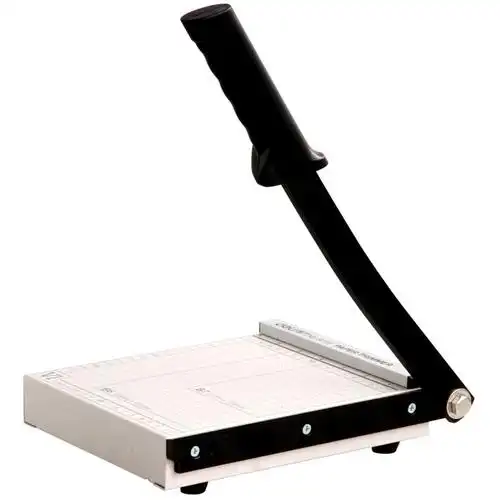 得力8016钢制裁纸刀 a5切纸刀 200x180mm【办公用品】