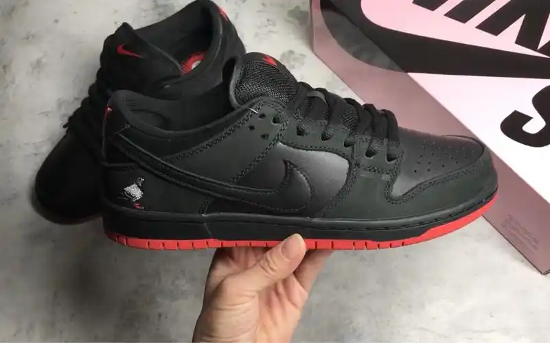 【全方位实拍】nike dunk sb low black pigeon 黑鸽子