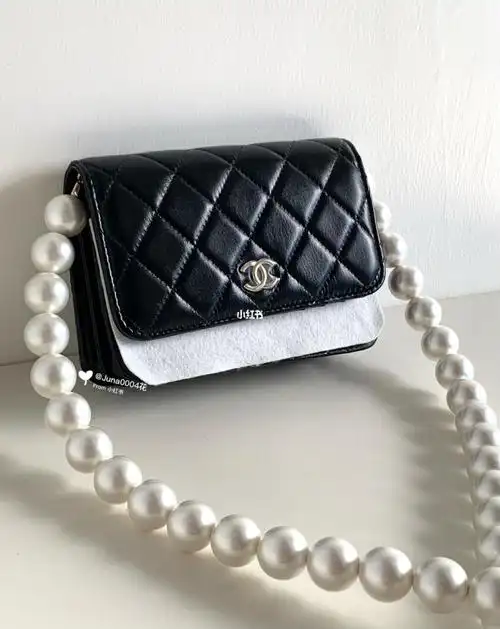 发财包chanel21新款大珍珠woc_香奈儿怎么样_woc_珍珠_发财包_珍珠包