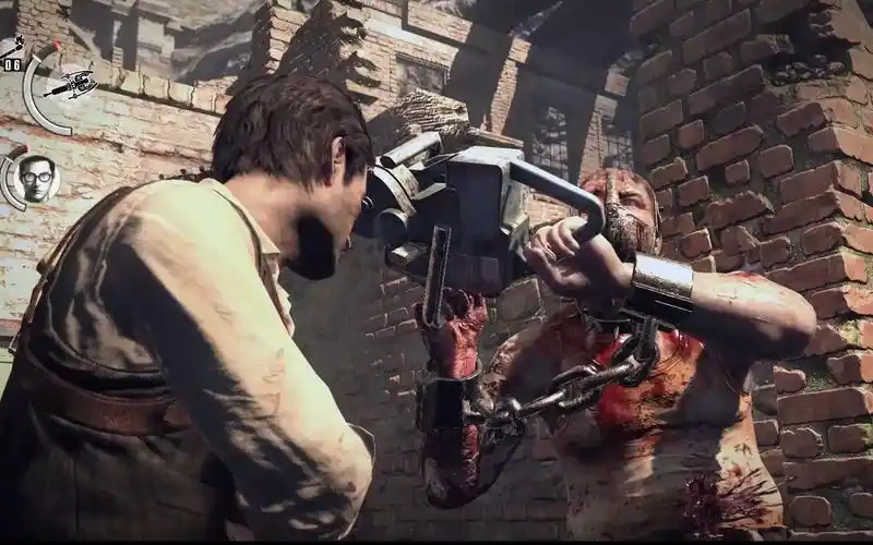 再一次速杀电锯屠夫!-经典恐怖游戏《恶灵附身》淡定攻略解说06