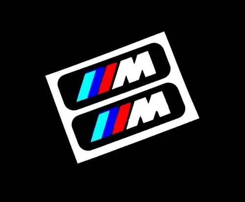 2 x bmw m sport resin badge sticker emblem for bmw m3