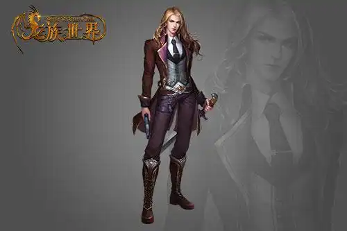 屠龙战士强势登场 手游《龙族世界》主角原画首曝