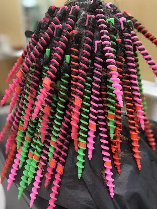 螺旋杠烫卷发理发店烫发杠子羊毛卷螺丝烫冷烫杆大号空心中小实心