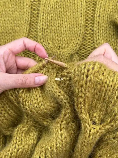 麻花的织法毛衣教程