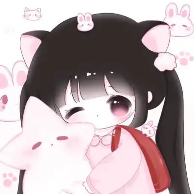 可爱的卡通头像女生呆萌