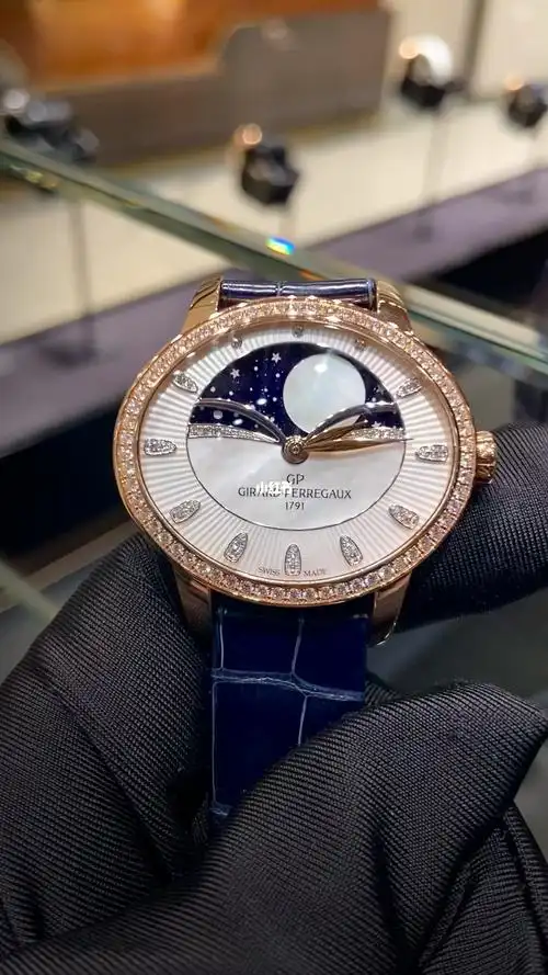 新货到芝柏猫眼星光夜空大月相女表