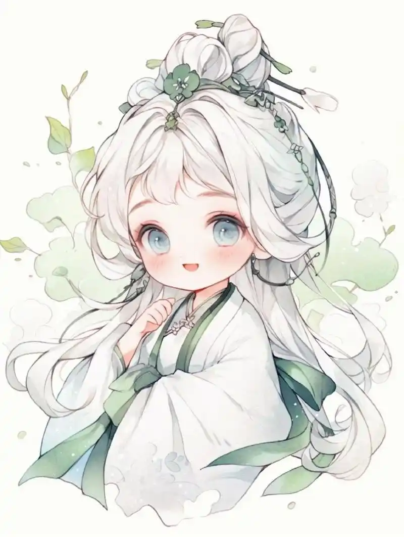 q版古风女生头像