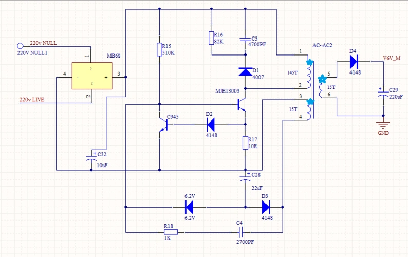 本人制作一个简单开关电源,求大神看一下是什么问题.