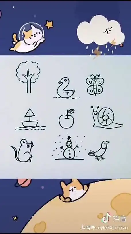 太有创意了把数字19都画成了各种小可爱最后的9能变成鸟我看傻了