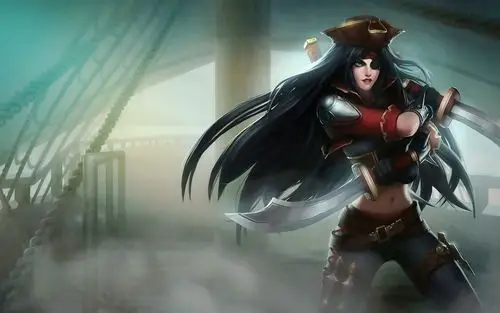 《英雄联盟》卡特琳娜游戏高清桌面壁纸