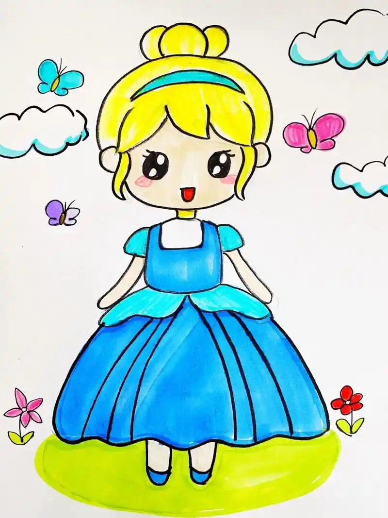 公主简笔画