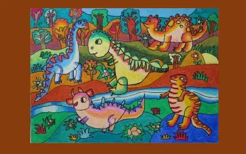 《参观恐龙博物馆》