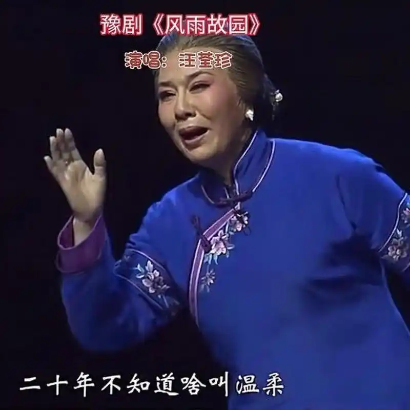 《豫剧《风雨故园》小蜗牛爬呀爬我爬不到头,汪荃珍老师演唱》这是一